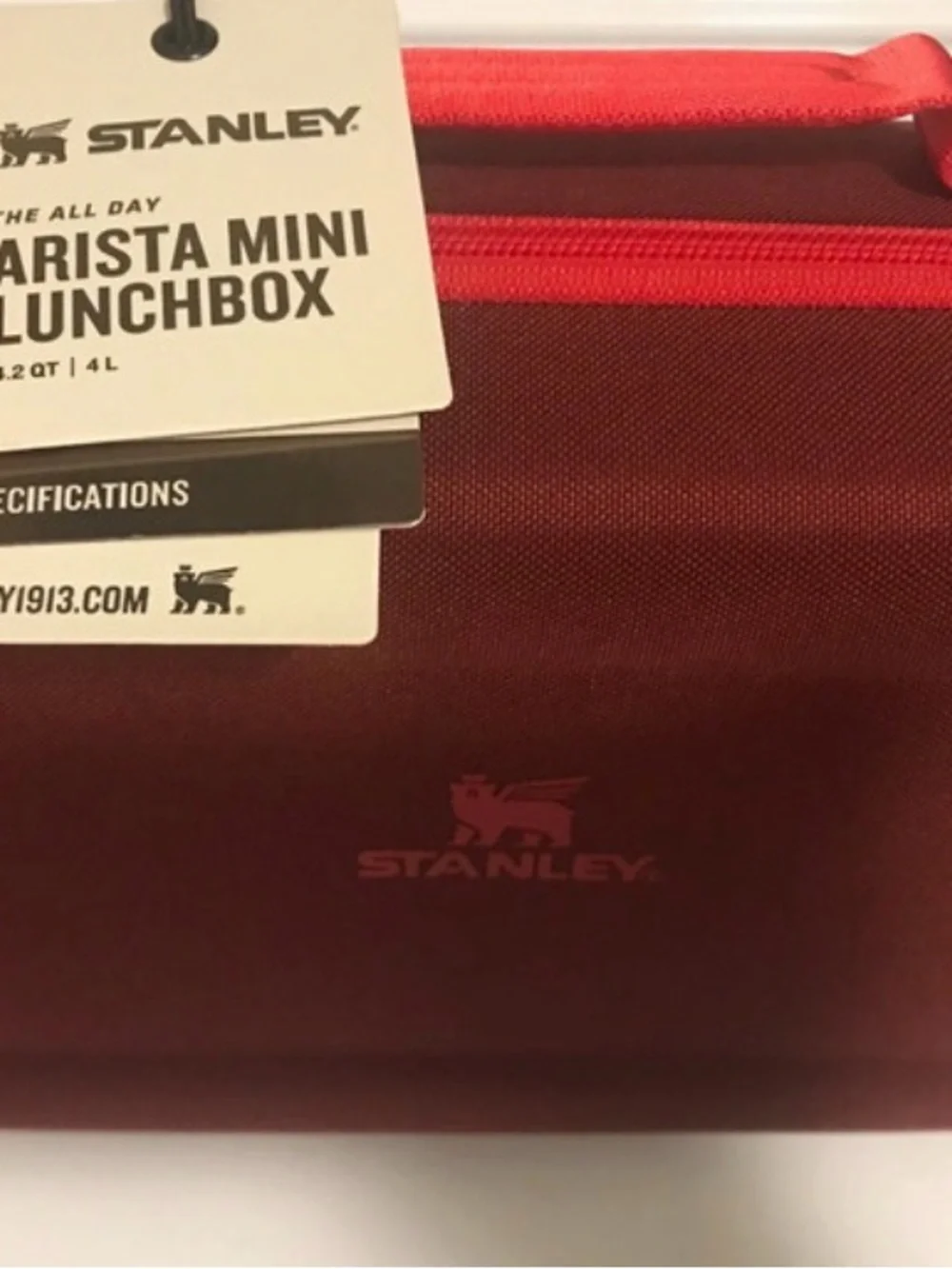 Stanley Arista All Day Mini Lunchbox Bag In Cranberry (Red/Burgundy) 4.2 QT New